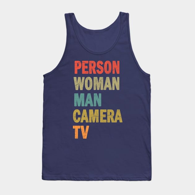 Person Woman Man Camera TV Tank Top by valentinahramov